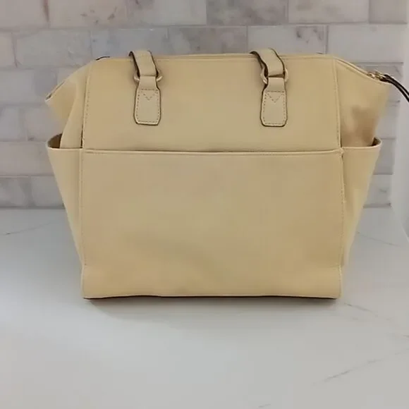 Fashion shoulder bag cream and gold - Picture 5 of 9